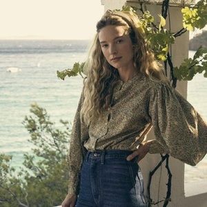 Doen, liberty print floral shirt